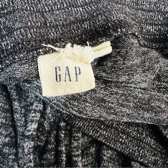 GAP Sweater Style Marled Joggers w/ Sequins Tuxedo Stripe - Picture 3 of 4